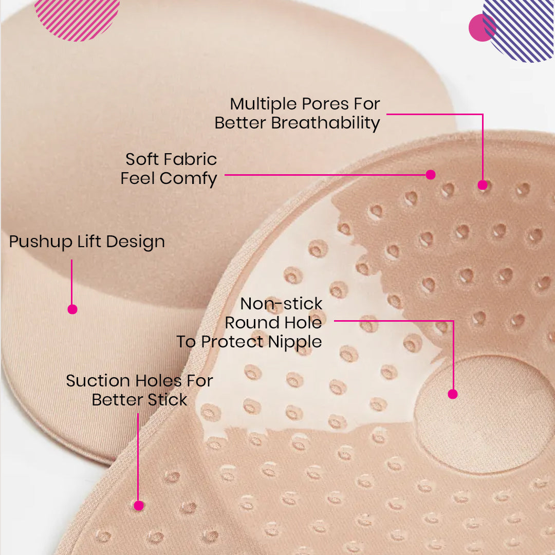 Reusable Breast Lift Cup Rabbit Shaped (Buy 1 Get 1 Free)