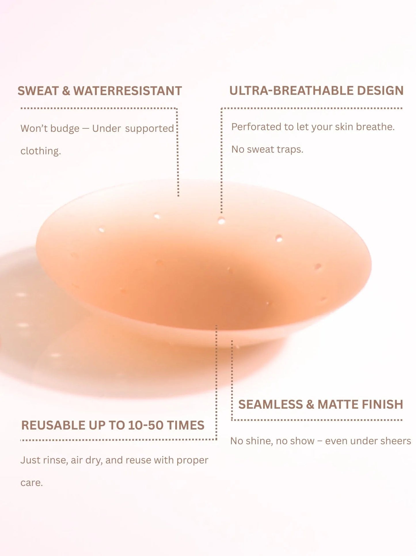 Adhesive Nipple Covers-3 Pair