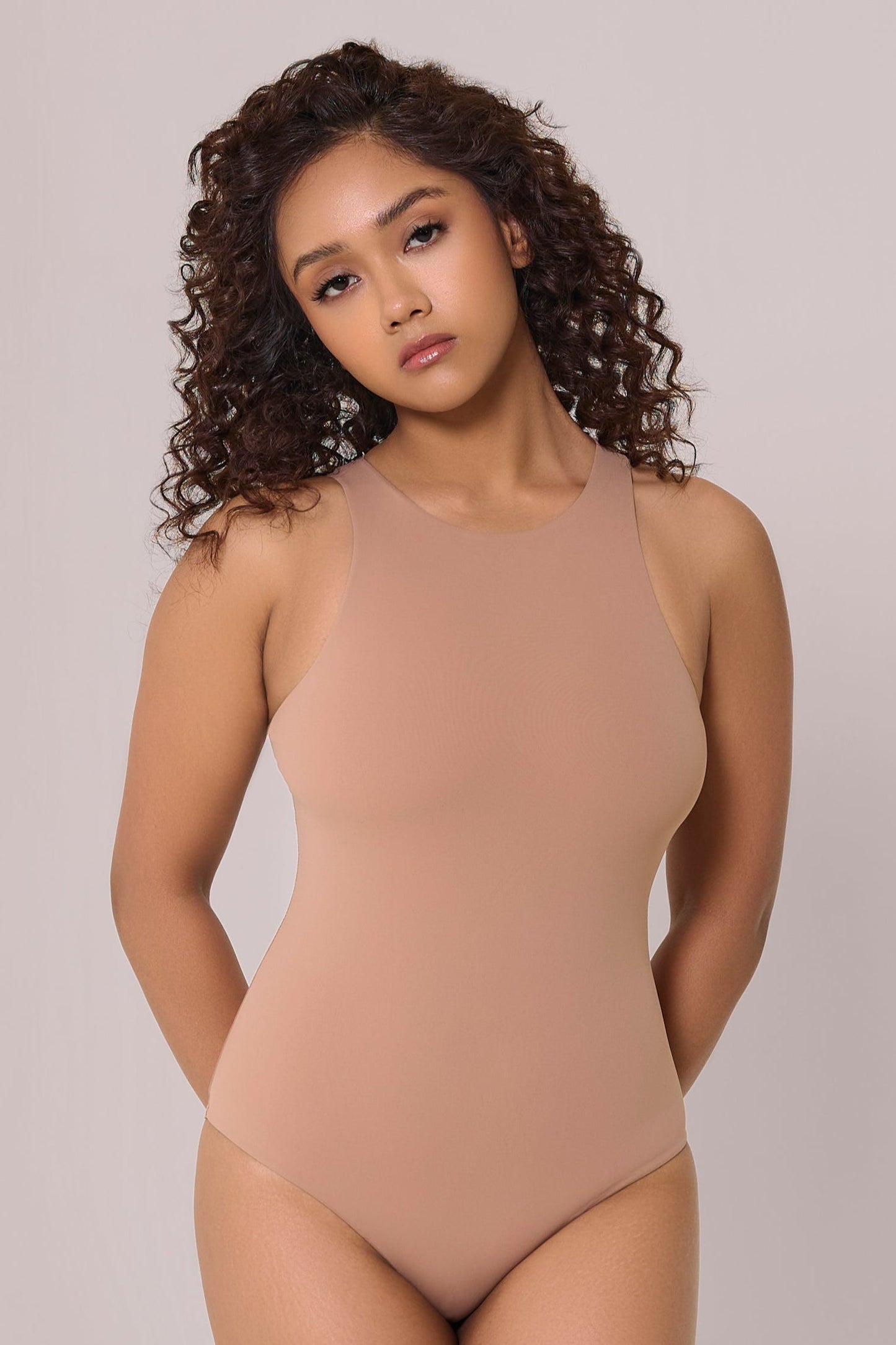 Sleeveless Bare Bodysuit