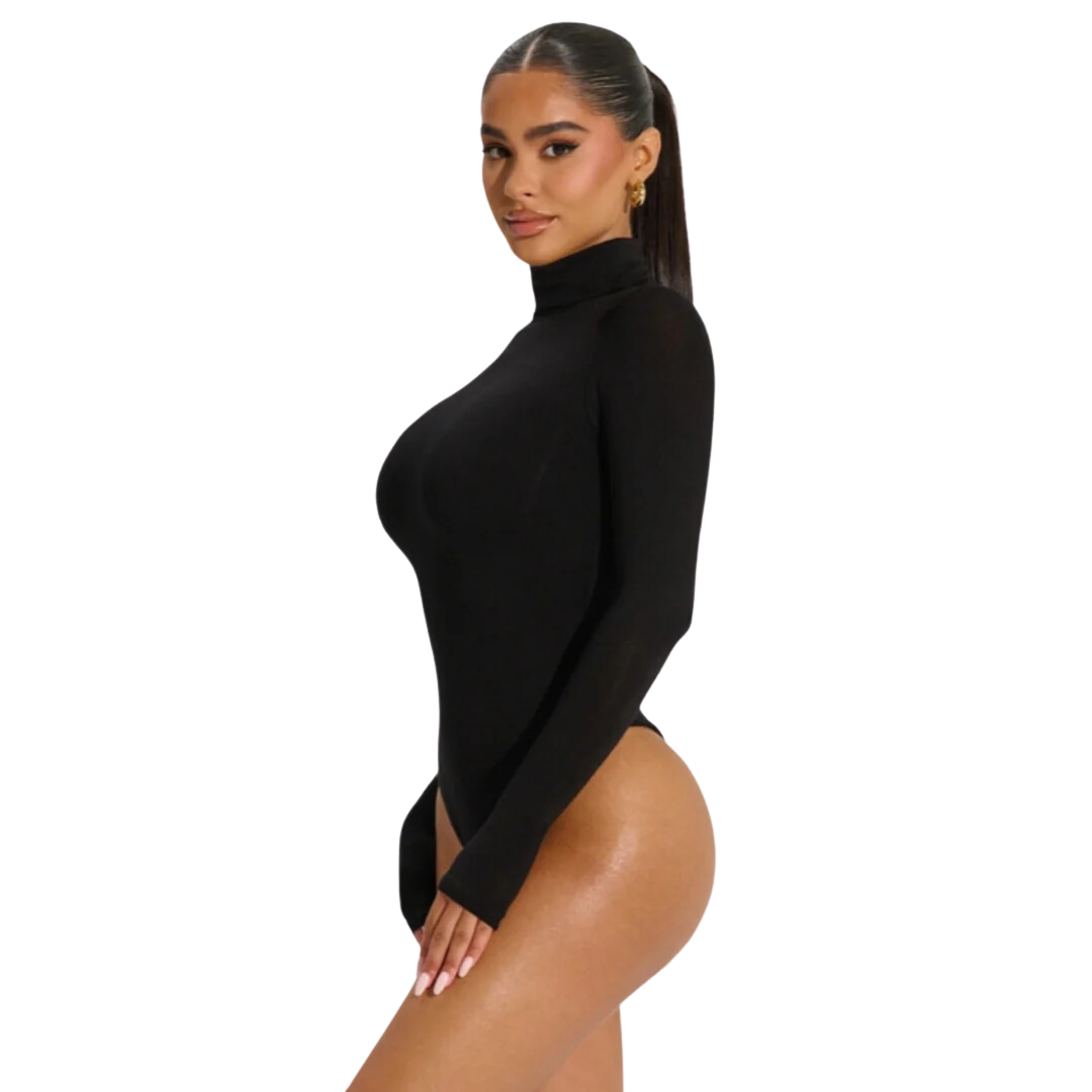 Long Sleeve Turtleneck Shapewear Bodysuit