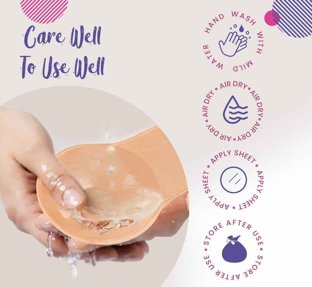 Reusable Breast Lift Cup Rabbit Shaped (Buy 1 Get 1 Free)