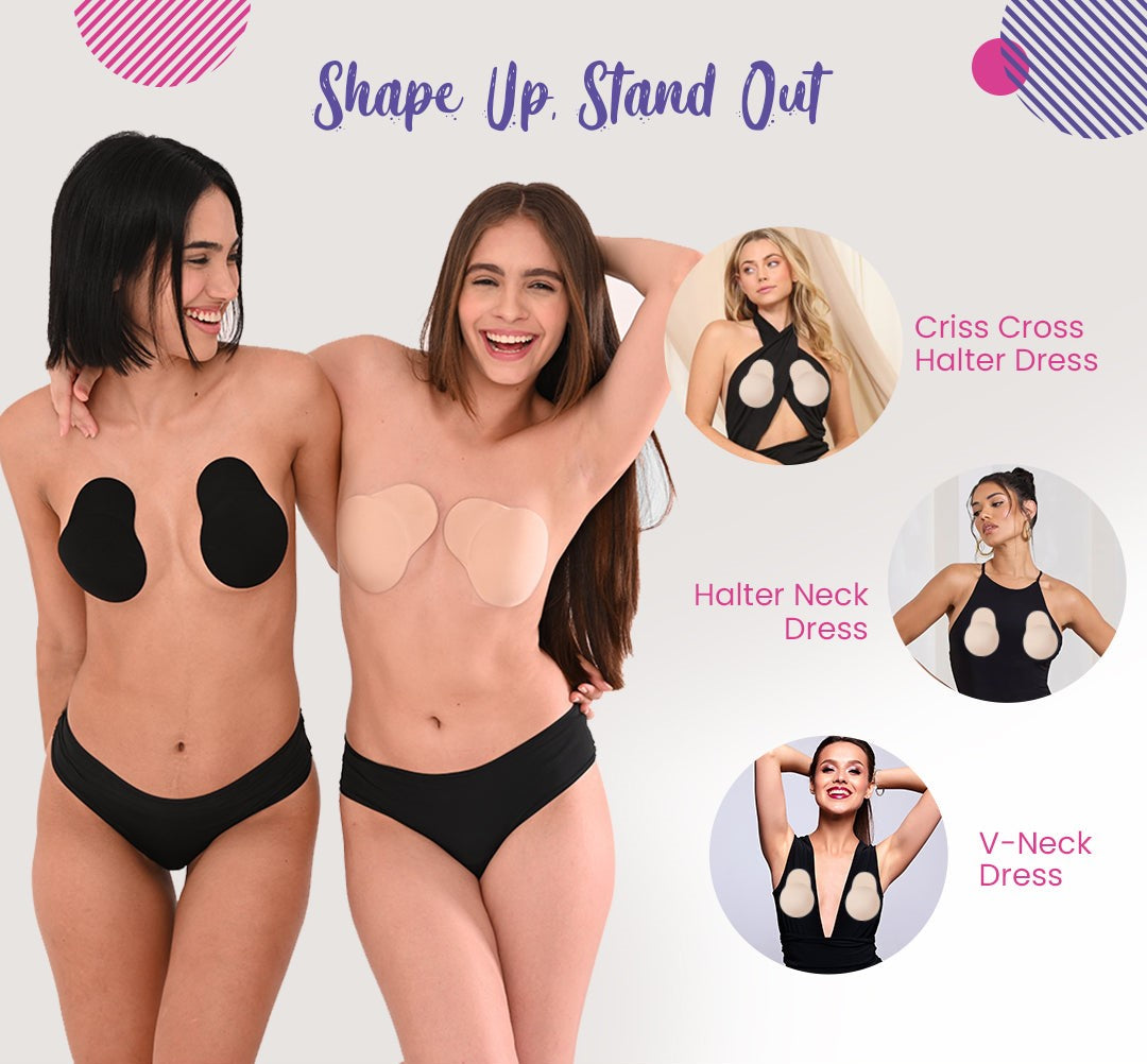 Reusable Breast Lift Cup Rabbit Shaped (Buy 1 Get 1 Free)