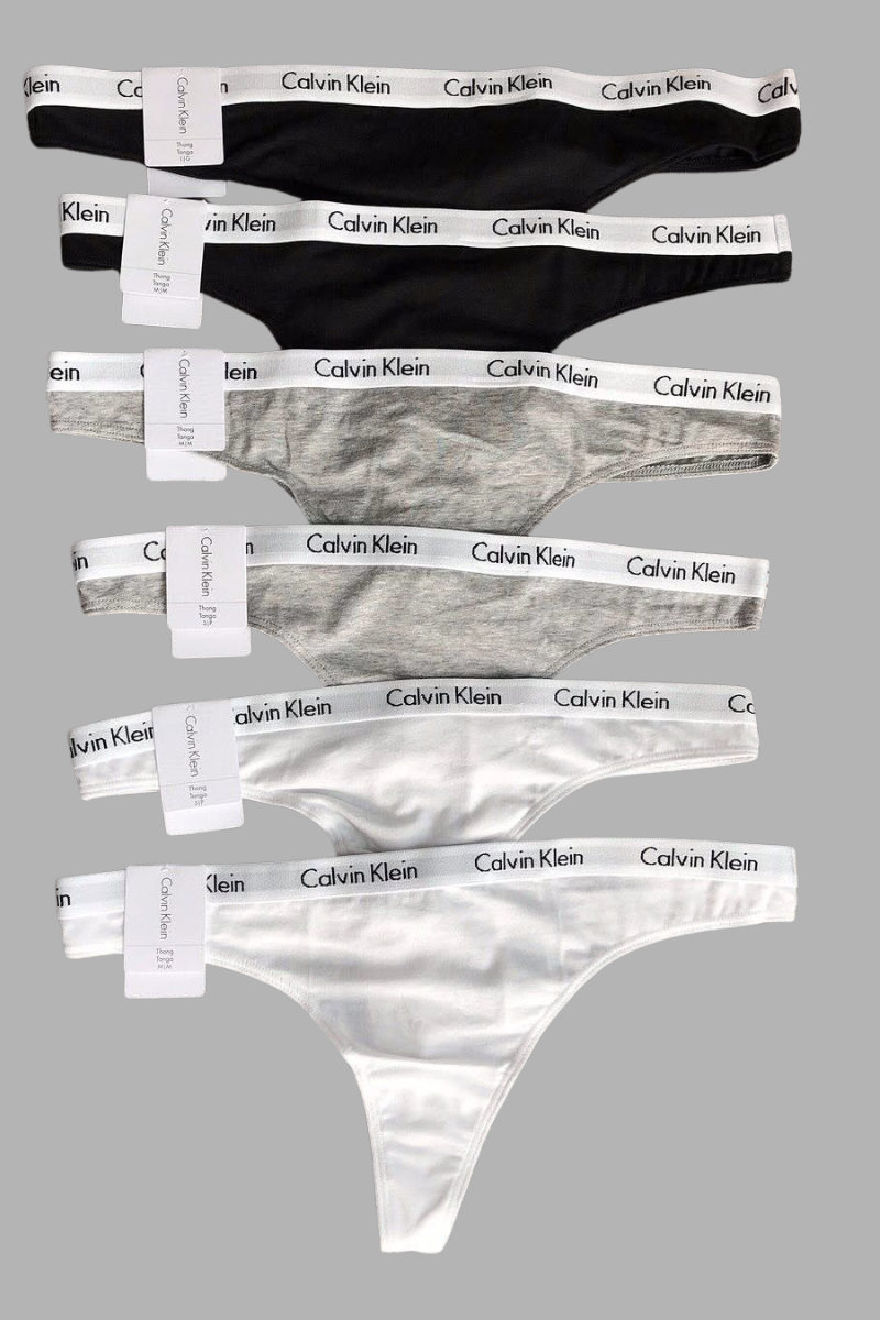 Pack of 6 CK UNDERWEAR  Bikini Panties